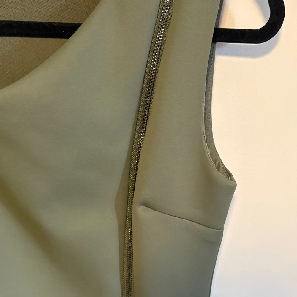 Marciano Olive Green Mini Dress - Picture 4 of 12